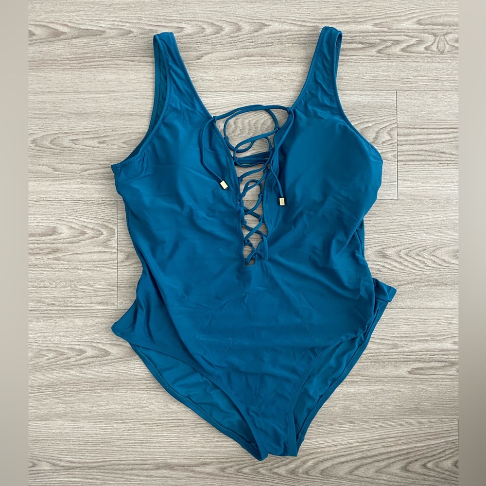 Lace-up Swimsuit